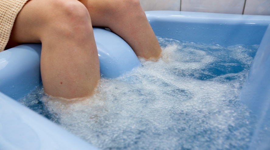 процедура ножной ванны